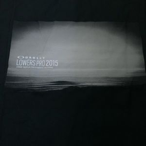 Black Oakley lowers pro 2015 shirt